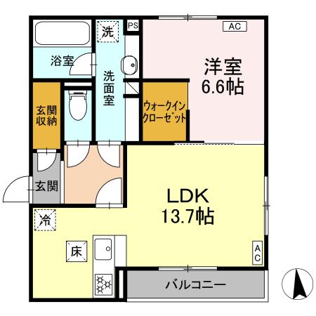 (仮称)D-ROOM沼津市若葉町分譲賃貸PJの間取り