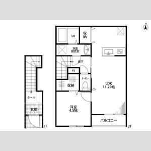 リーブルファイン那加南栄町の間取り