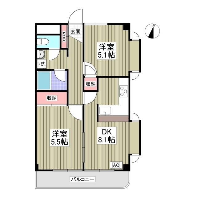 ヌーベルハイムマルシオの間取り