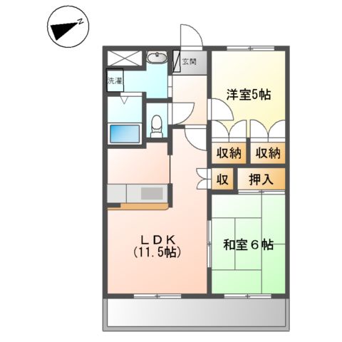グレイスコンフォースの間取り