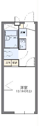 レオパレスシャルマン北越谷Ⅴの間取り