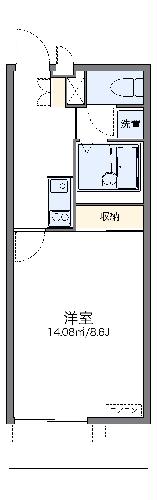 レオネクストカサミラの間取り