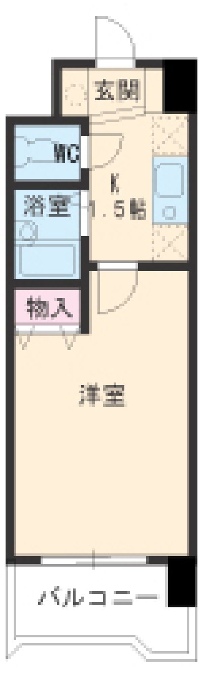 グランベール安田通の間取り