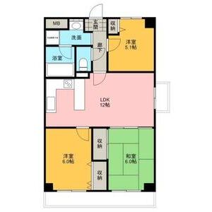 ロイヤルヴェール山下の間取り