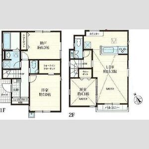マイホームネクスト滝山5丁目2号棟の間取り