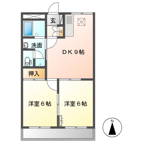 ミロワールMの間取り