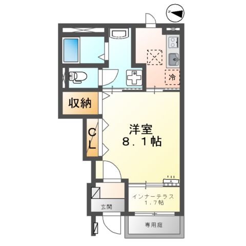 セレニティ宮野和の間取り