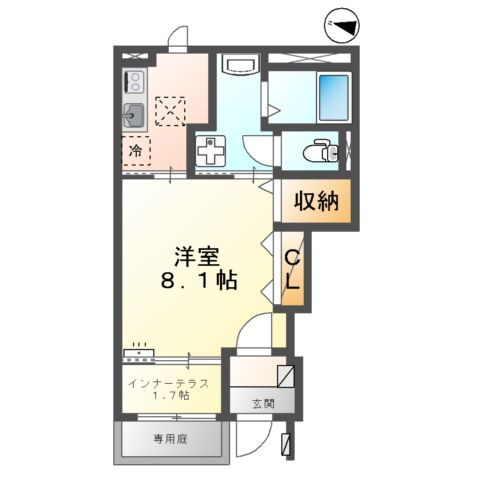 セレニティ宮野和の間取り