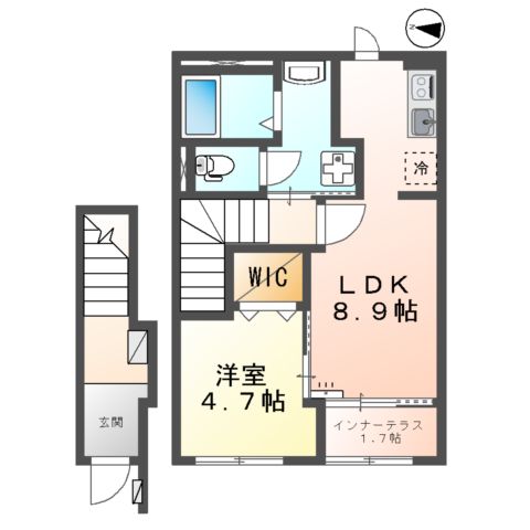 セレニティ宮野和の間取り