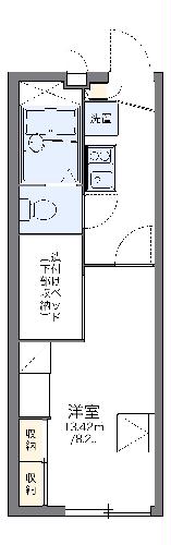 レオパレスワイズの間取り