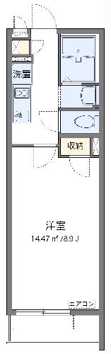 クレイノシャトーブランカⅡの間取り