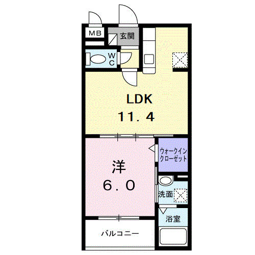 アーバンコート堀川西の間取り