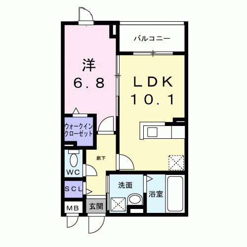 アーバンコート堀川西の間取り