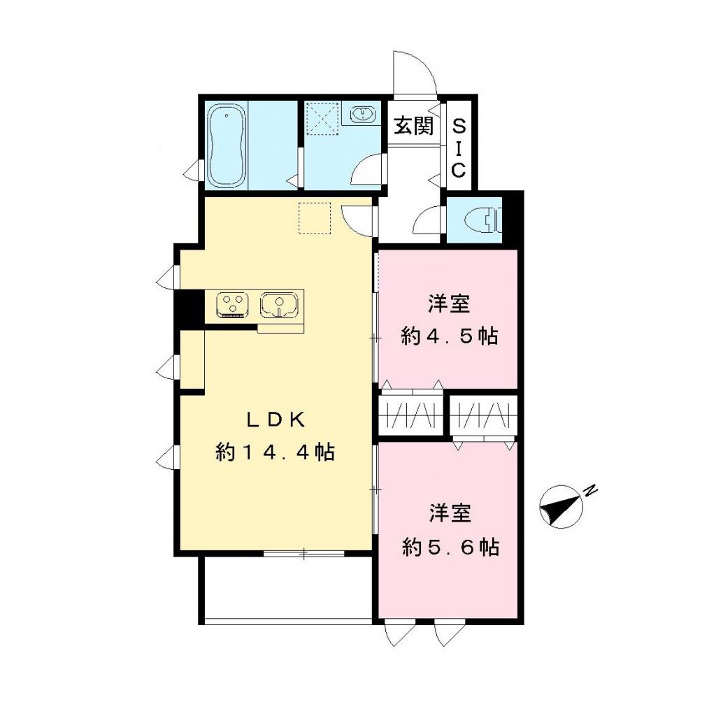 Casa Comfort カーサコンフォートの間取り