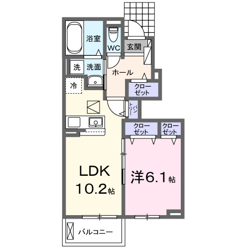 ナチュール メゾンの間取り