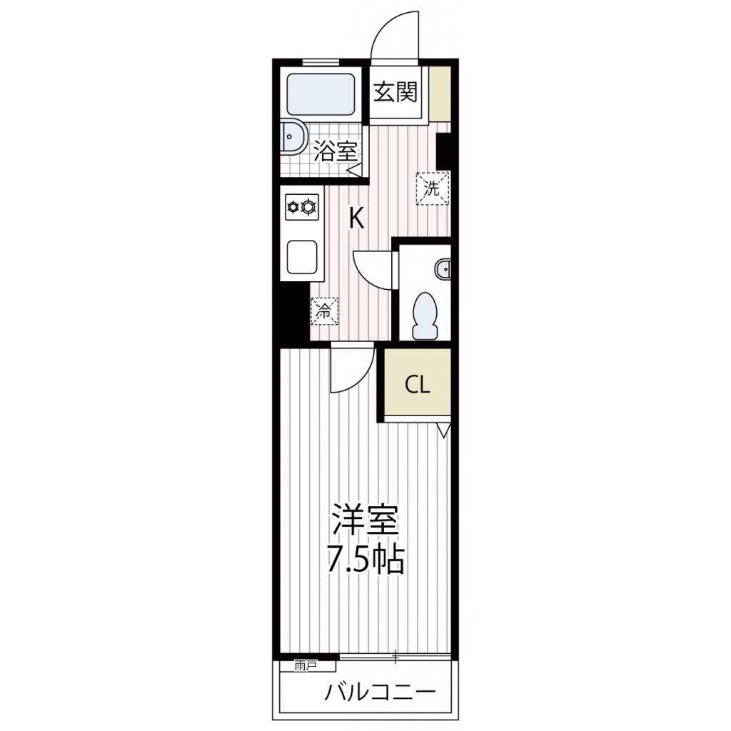 ヴェーラ赤坂の間取り