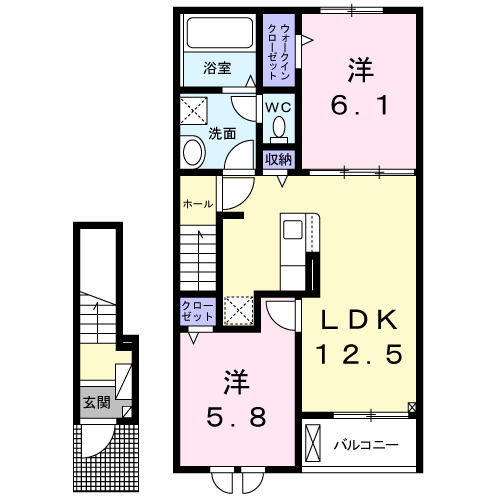 コンフォール北園の間取り