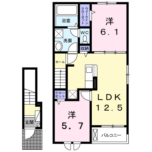 コンフォール北園の間取り