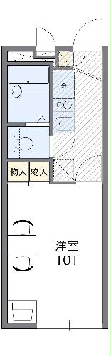 レオパレスハピネスの間取り