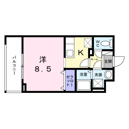 エクセル宝塚の間取り
