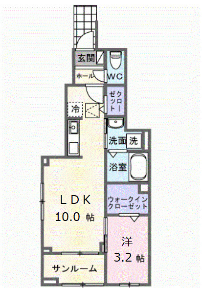 カーサ ブローテⅦの間取り