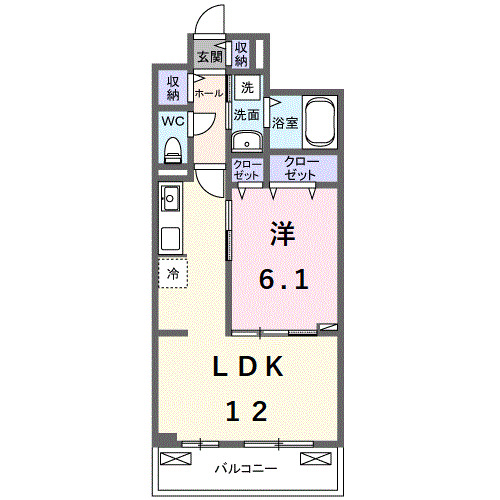 ベル ハイネスの間取り