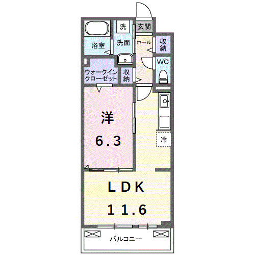 ベル ハイネスの間取り