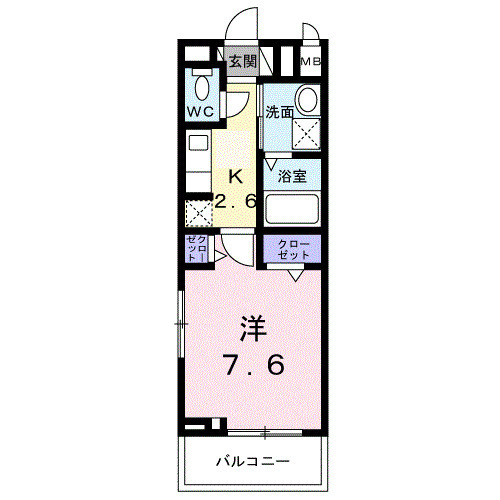 エルミタージュⅡの間取り