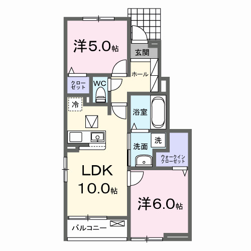 ジャスミンの間取り
