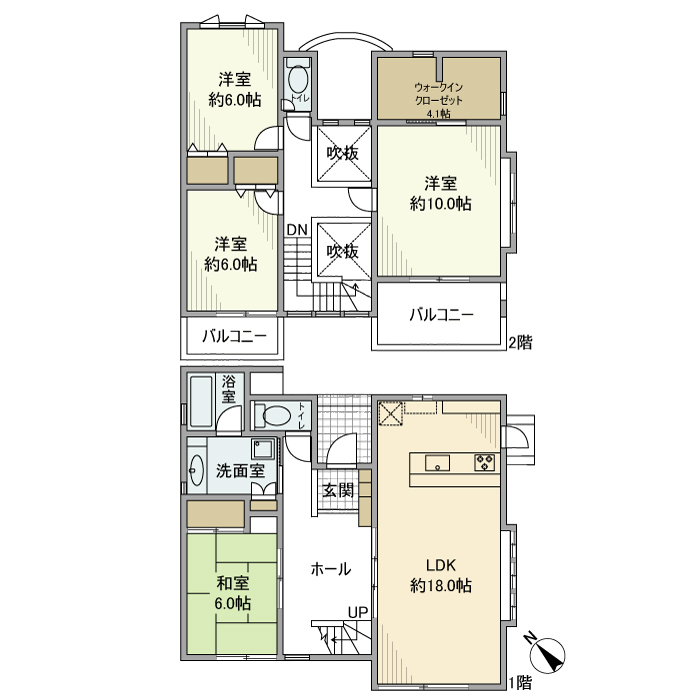 みずきが丘戸建の間取り