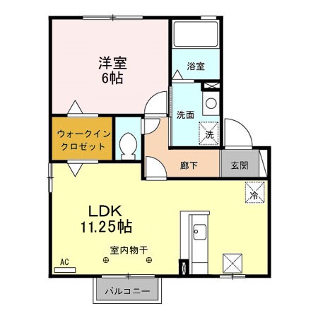 ファーストコート Aの間取り