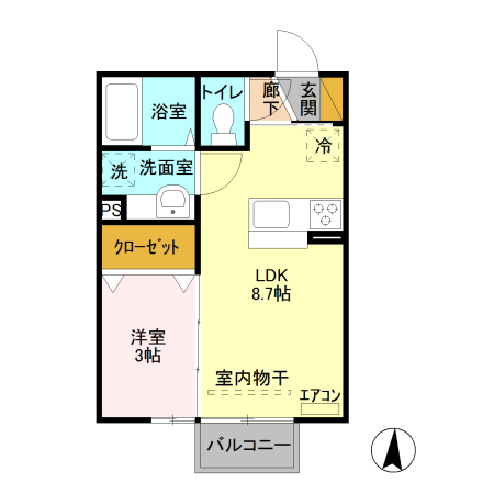 サンボナールの間取り