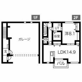 Y.K Garage湘南大和の間取り