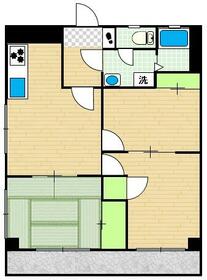 木売の完工年月(1990年5月)築の賃貸マンションの間取り