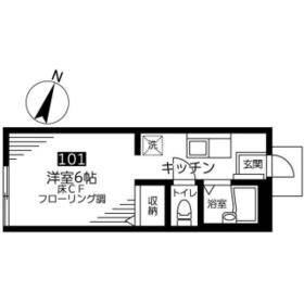 ベルヴ初台の間取り