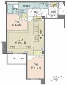 プラウド駒込ディアージュの間取り