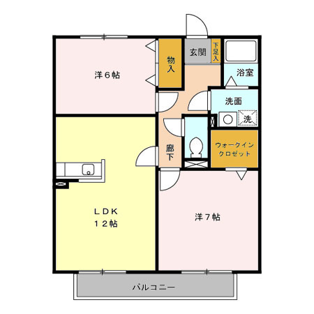 リヴェールの間取り