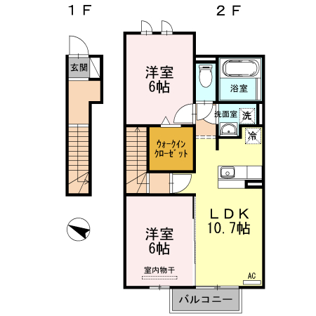 ベルエア ヒルズの間取り