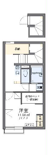 レオパレス龍ノ口の間取り