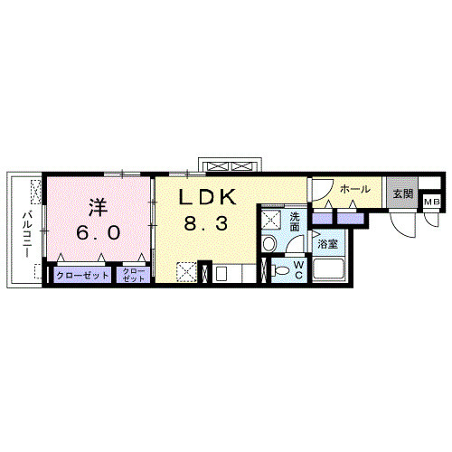 ウィン あんりゅうの間取り