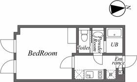 ユーレジデンス東新宿・404号室の間取り