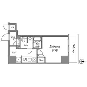 プレール・ドゥーク両国Ⅲの間取り