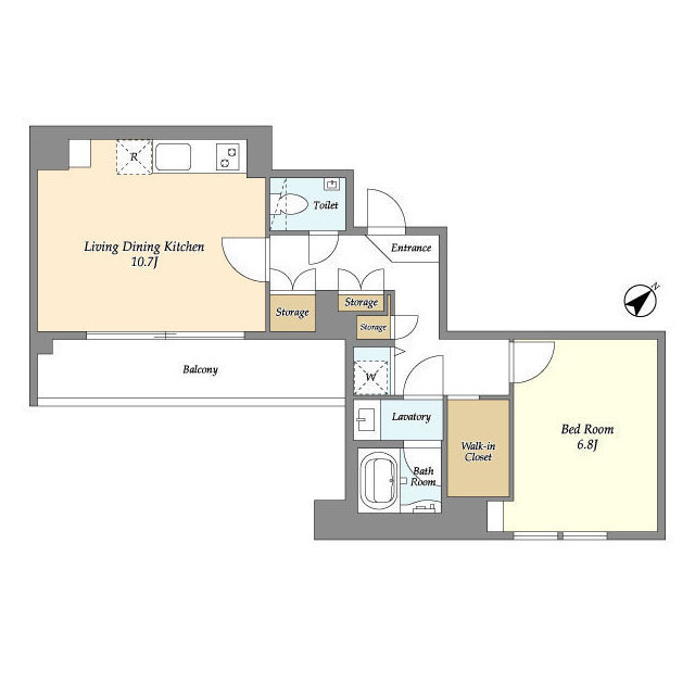 HF目黒行人坂レジデンスの間取り