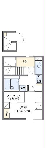 レオパレスミノールの間取り