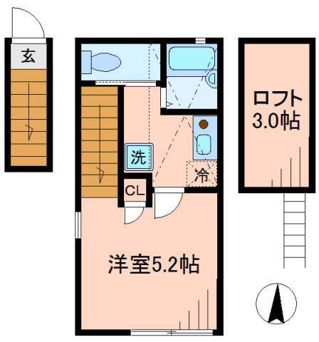 バーミープレイス新小岩の間取り