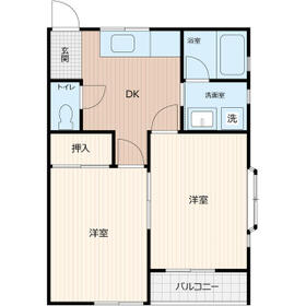 玉戸コーポの間取り