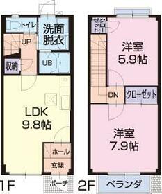 ルミエールセブンBの間取り