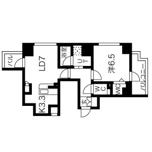 メイクスデザイン両国NORTHの間取り