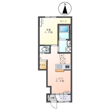 仮)2×4・ユニヴァリィⅡ栃木市今泉町の間取り