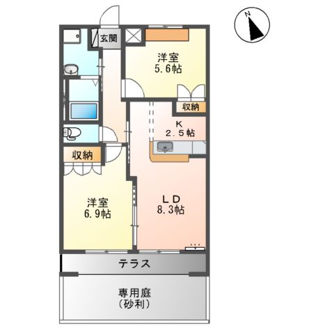 La’pin(ラパン)の間取り